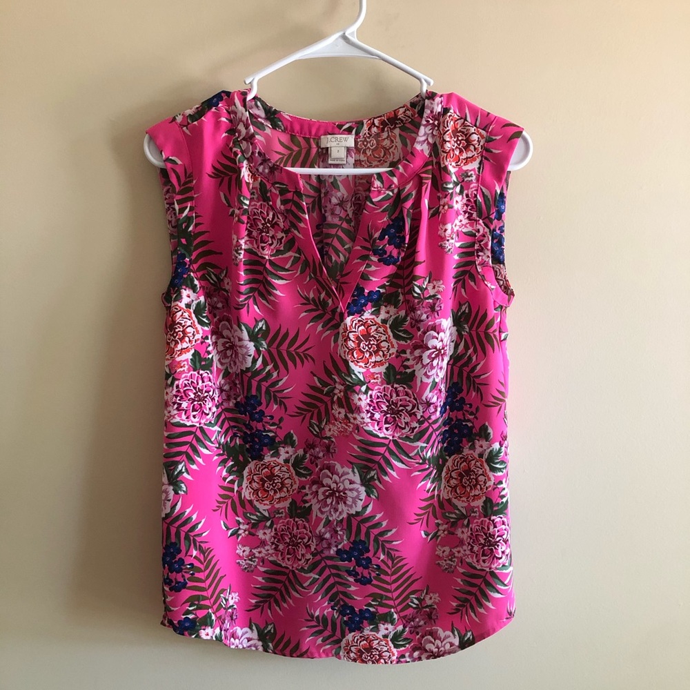 J.Crew Floral Blouse